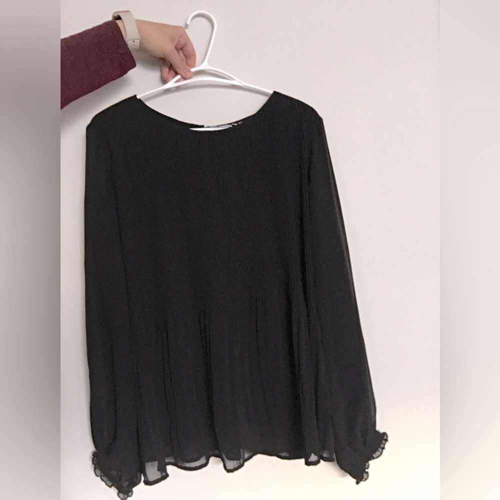Fransa Satin Overlay Blouse